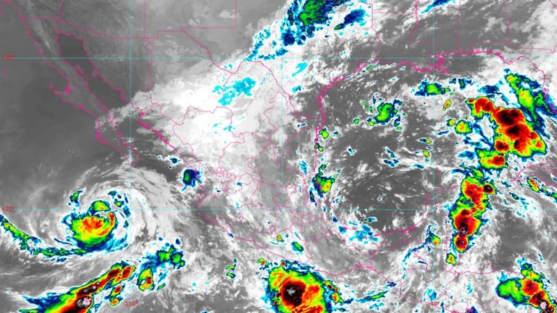 Pronóstico extendido del clima para México.