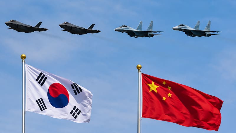 Seúl reportó el ingreso de más de diez aeronaves militares de China y Rusia a su zona de identificación de defensa aérea y activó una respuesta preventiva.