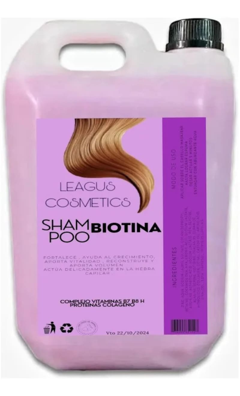 Shampoo de la marca "LEAGUS COSMETICS" prohibido por ANMAT.