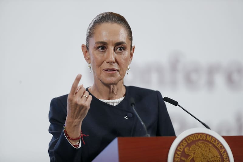 Sheinbaum rechazó una intervención militar de USA en México
