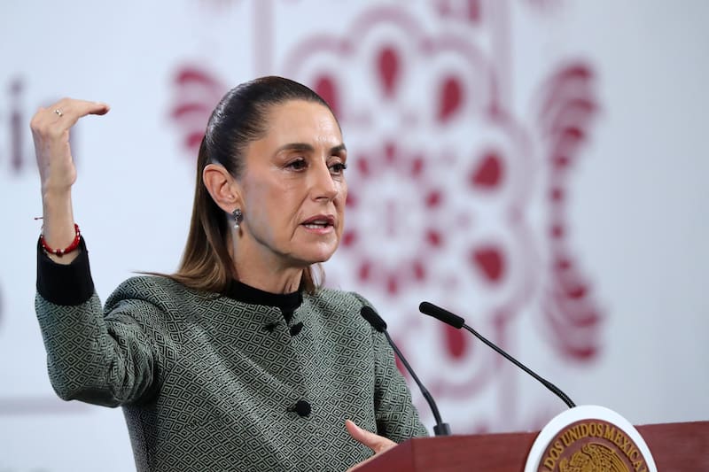 Claudia Sheinbaum, presidenta de México. Fuente: archivo.