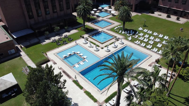 Vista áerea del Sheraton Pilar