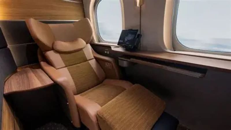 Para final del 2028, el compartimento “Supreme Class” debería estar disponible en el 30% de todos los trenes Tokaido Shinkansen.