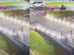 Persecución en un shopping de zona Norte: un vigilador privado atropelló con un cuatriciclo a un ladrón que huía tras un robo