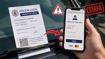 Si encuentras esta multa en el parabrisas, no escanees el código QR: así funciona la nueva estafa en la que están cayendo todos