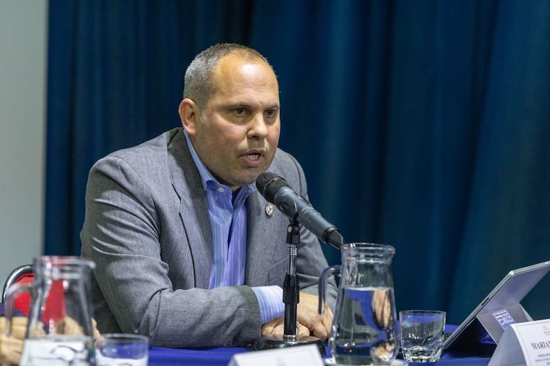 Mariano Vilar, secretario general del Sindicato de Conductores Navales de la República Argentina.