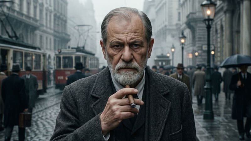 Sigmund Freud, padre del psicoanálisis y su teoría sobre la felicidad.