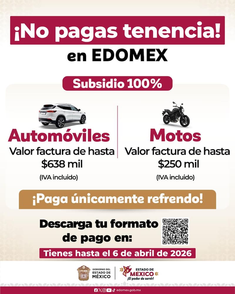 Pago de tenencia 2026.