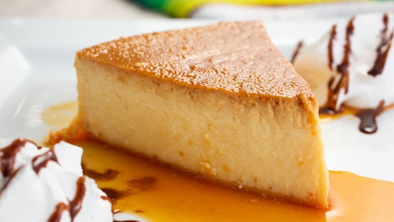 El flan casero es una de las recetas más típicas.