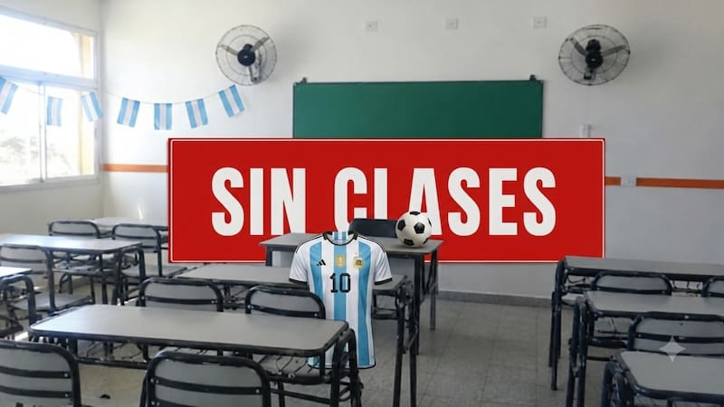 Estos alumnos no tendrán clases durante el Mundial. Foto: IA.