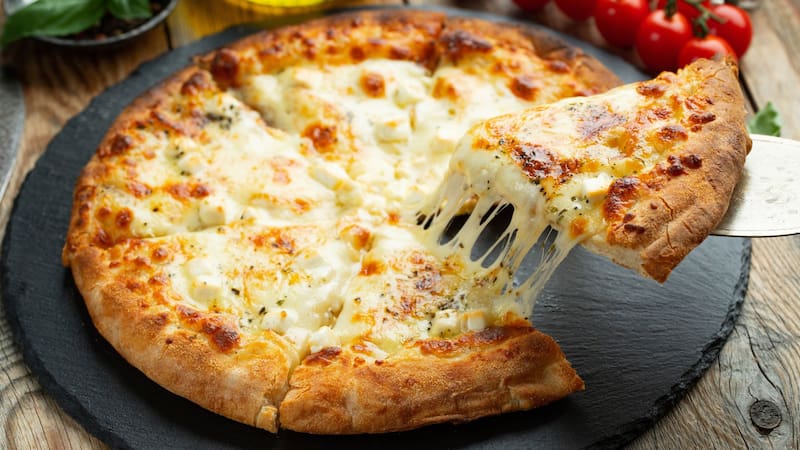 La pizza sin harina es una opción saludable.