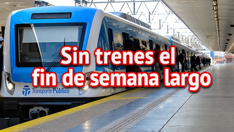 Interrumpen la circulación de estos ramales durante el megapuente de 4 días. (Foto: Archivo)