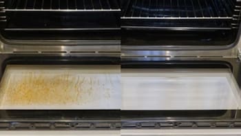 Ni vinagre ni bicarbonato: el truco definitivo para sacar toda la grasa del horno sin esfuerzo