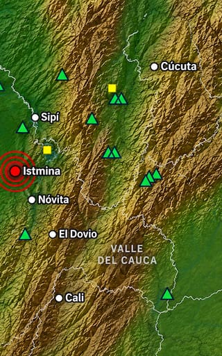 Fuerte temblor sacudió a Colombia este jueves: fue de magnitud 4,4 y se sintió en Cali y el suroccidente