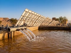 Crean un sistema de riego que permite fabricar agua en el desierto y será el orgullo de este país durante las próximas décadas