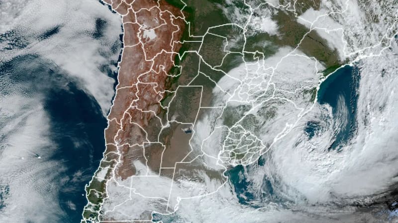 El ciclón extratropical avanzará en la zona centro y norte del país. (Foto representativa)
