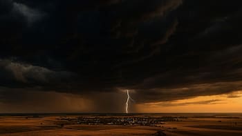 Se viene un cambio brusco del clima este miércoles con lluvias, tormentas, posible granizo y fuerte descenso de temperaturas en varias zonas del país