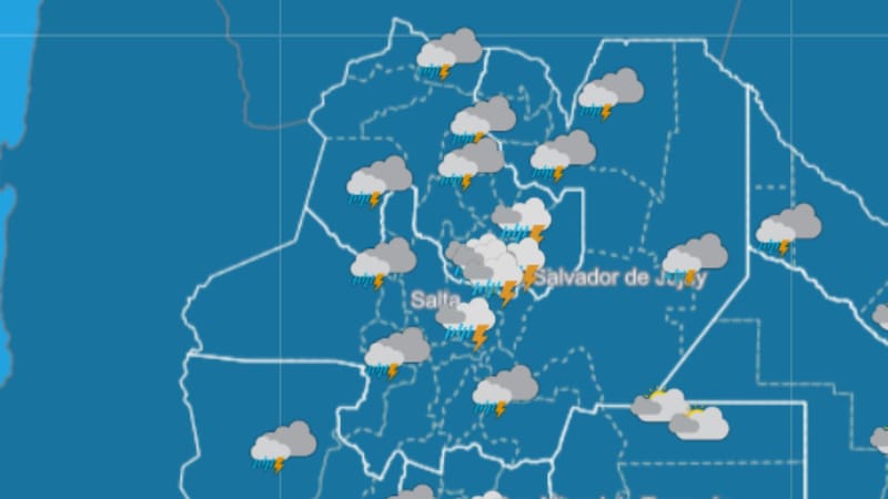 Pronóstico del tiempo del SMN.
