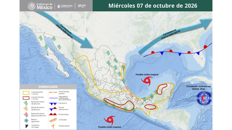 Las intensas precipitaciones pronosticadas generan riesgos de encharcamientos e inundaciones en zonas bajas de diversas regiones del territorio nacional.