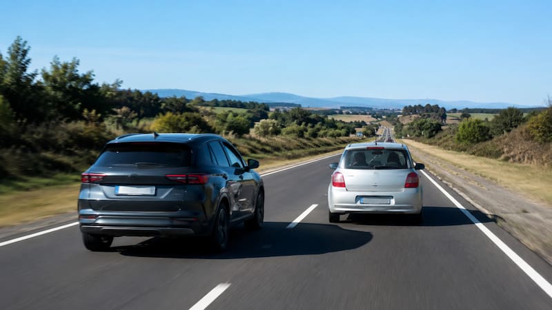 Si voy a 130 km/h por la izquierda y un auto quiere pasarme, ¿debo ceder el paso?