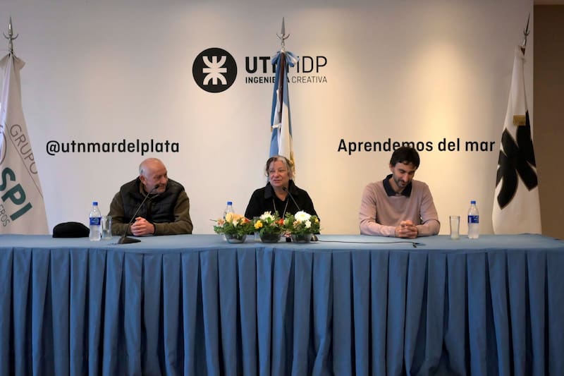 Juan Speroni, Sandra Cipolla y Alejandro Vaccari.