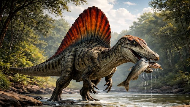 Spinosaurus mirabilis: descubren en el Sáhara un nuevo dinosaurio gigante que vivió hace 90 millones de años: parece un ave zancuda y acuática