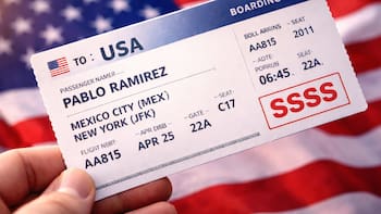 Qué significa “SSSS”: el código en tu boleto de avión que podría dejarte fuera de los Estados Unidos y sin visa americana