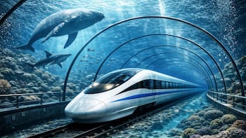 Mientras en Argentina los arreglos tardan años y siempre hay demoras, China van a construir un tren bala submarino que viaja a casi 300 km/h y va a unir dos ciudades en minutos