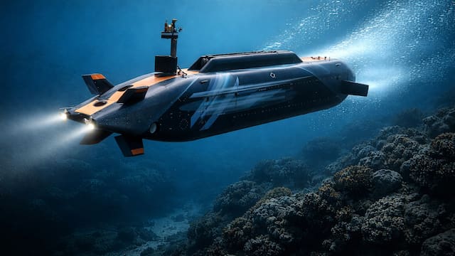 El submarino autónomo que puede operar sin tripulación y redefine la guerra bajo el mar