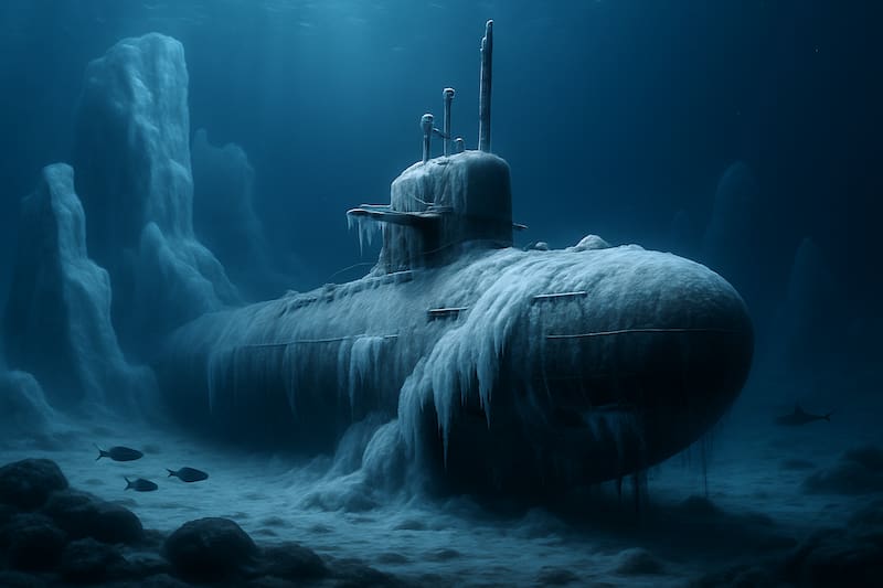Encontraron un submarino oculto durante siglos.