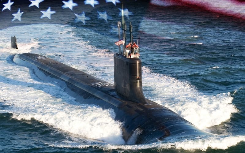 El submarino nuclear estadounidense USS Idaho (SSN-799)