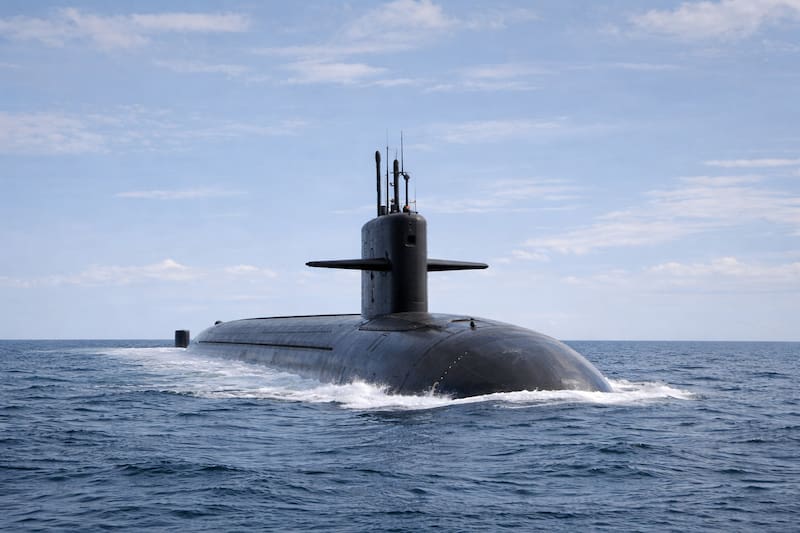 Los SSBN pueden transportar misiles balísticos. (Fuente: archivo)