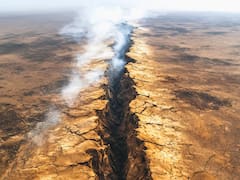 Se despide este continente: el planeta se está partiendo al medio y va a surgir un nuevo océano