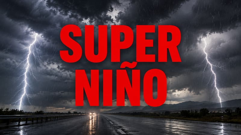 El Súper Niño marcará las condiciones climáticas de los próximos meses, con fuertes lluvias y tormentas en varias regiones.