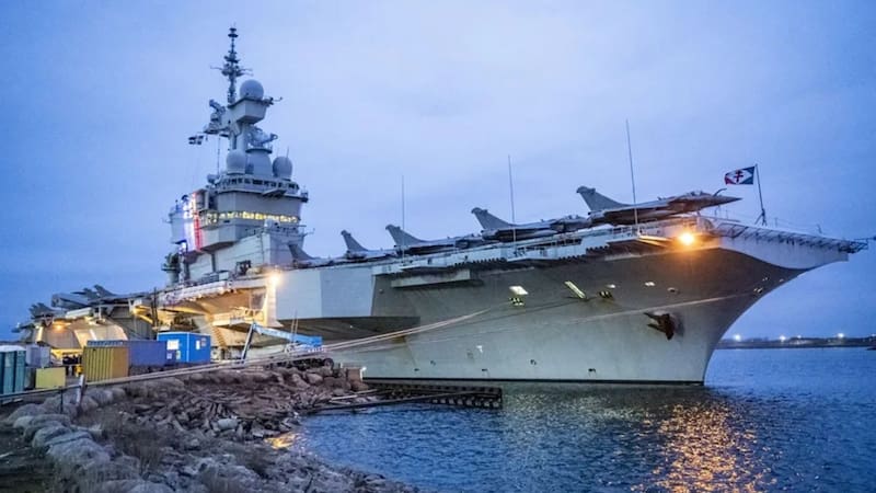 Supera a todos: empiezan a construir el portaaviones más grande de Europa y será el orgullo nacional. Foto: EFE