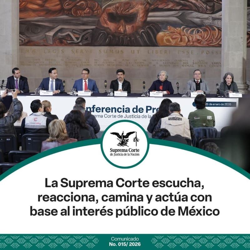 El comunicado de la Suprema Corte de Justicia de la Nación (SCJN) emitió un comunicado tras una de las grandes polémicas del año. (Foto: Archivo)