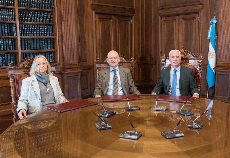HILDA KOGAN, SERGIO GABRIEL TORRES Y DANIEL FERNANDO SORIA, LOS ACTUALES INTEGRANTES DE LA CORTE