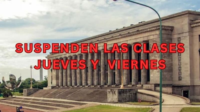 Suspenden las clases el jueves y viernes.