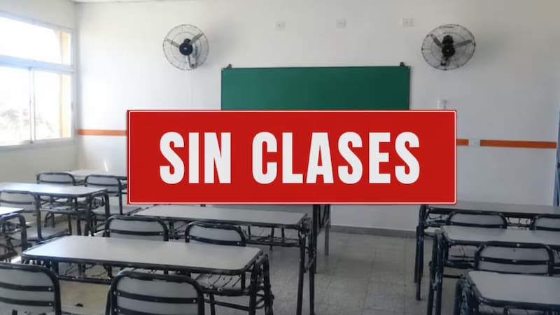 Suspenden las clases en la Provincia de Buenos Aires.