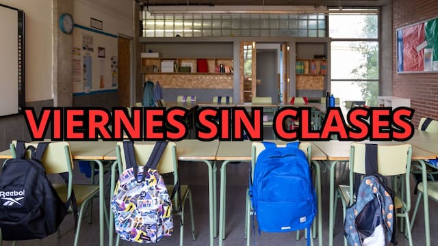 Suspenden las clases este viernes en los colegios y estos alumnos tendrán un fin de semana largo antes de las vacaciones