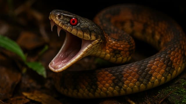 Horror en el reino animal | Reapareció la serpiente más poderosa y peligrosa de Asia tras décadas “extinta”