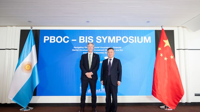Con el swap sobre la mesa, Bausili se reunió con el presidente del Banco Popular de China