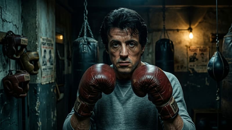 Sylvester Stallone, creador y actor de Rocky Balboa.