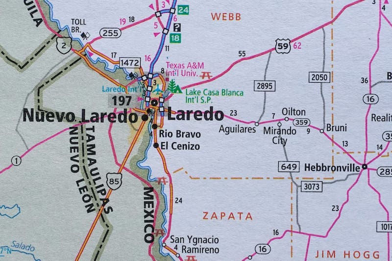 Tamaulipas concentra 19 de los 43 cruces fronterizos entre México y Estados Unidos