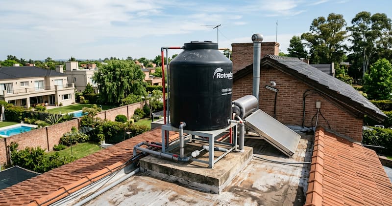 Desinfectar el tanque de agua domiciliario conviene hacerlo cada 6 meses.