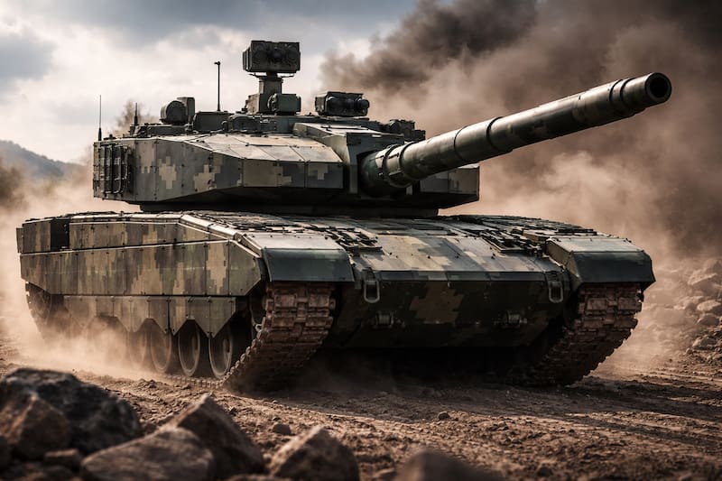 El Abrams SEP v3 conserva el cañón M256 de 120 milímetros, uno de los más temidos a nivel mundial.