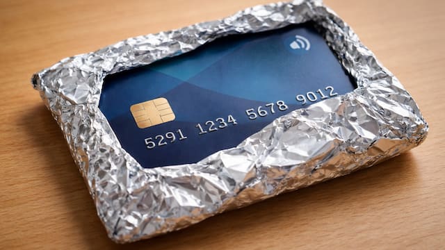 Cubrir tarjetas de débito y crédito en papel aluminizado: para qué se usa y por qué lo aconsejan