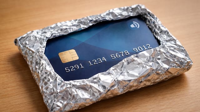 Envolver las tarjetas de crédito y débito en papel aluminio: para qué sirve y por qué lo recomiendan