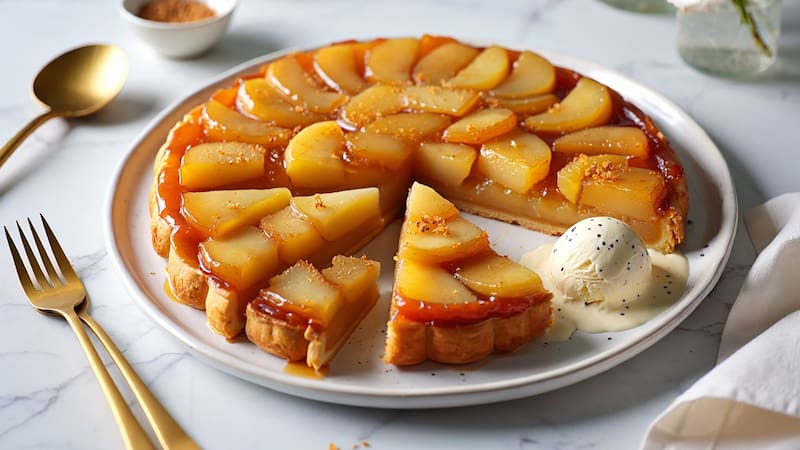 Tarta de manzana sin harina ni azúcar