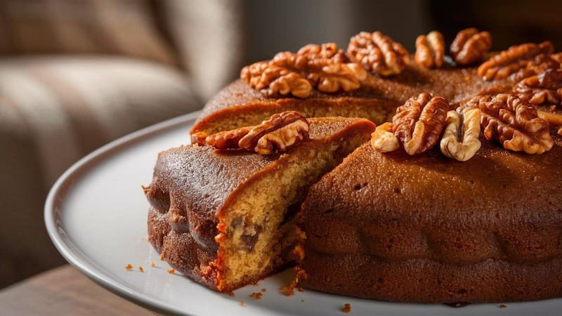Tarta de nueces sin harina ni azúcares